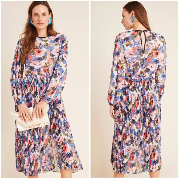 MISA Los Angeles Julianna Floral Midi Dress $325 - Picture 1 of 13
